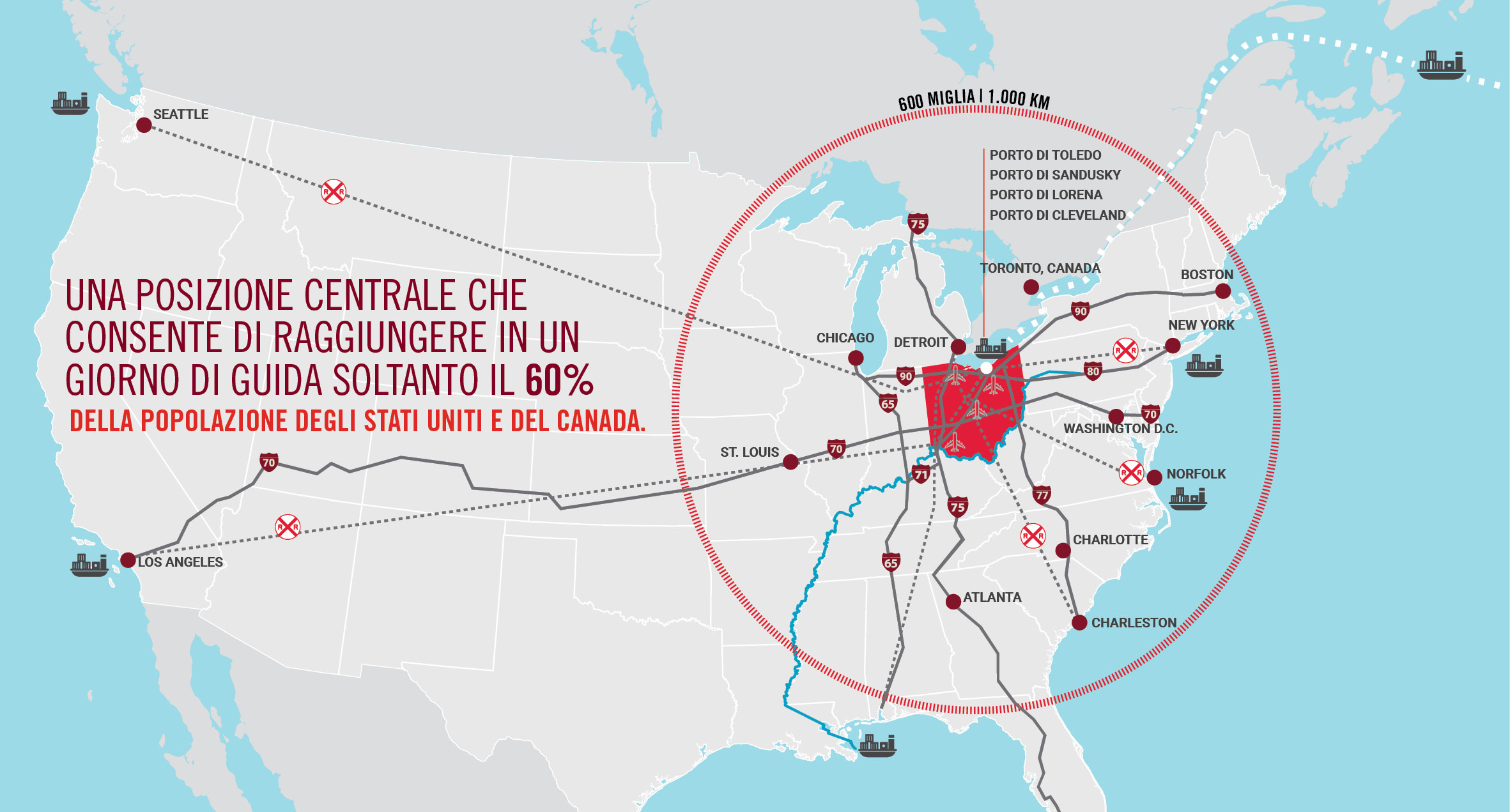 L&D 60 Percent Port Map-Italian