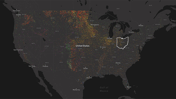 US Grain Map