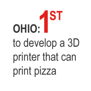 Ohio: 1st to develop a 3D printer that can print pizza