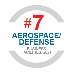 Business Facilities Rankings #7 Aerospace/Defense